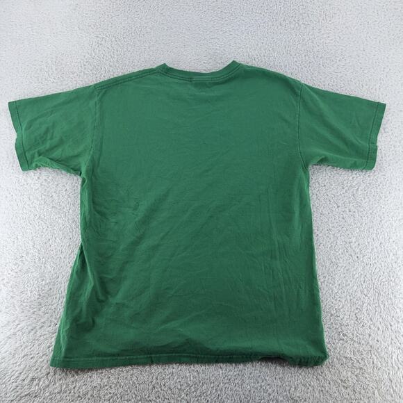 Boondock Saints Shirt Mens Large Green Boston Veritas Aequitas Irish Movie Tee - Picture 7 of 9